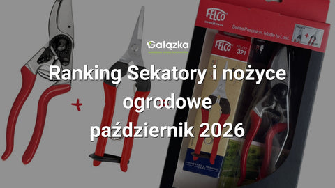 Ranking Sekatory i nożyce ogrodowe - październik 2026 w Gałązka24.pl. Zdjęcie produktu: Zestaw prezentowy: sekator i nożyczki do zbioru owoców i roślin | P173