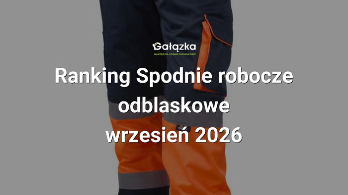 Ranking Spodnie robocze odblaskowe - wrzesień 2026 w Gałązka24.pl. Zdjęcie produktu: Spodnie robocze ostrzegawcze pomarańczowo-granatowe VWTC17ON