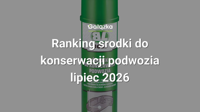Ranking srodki do konserwacji podwozia - lipiec 2026 w Gałązka24.pl. Zdjęcie produktu: Środek do konserwacji podwozia spray 500mL | 001008
