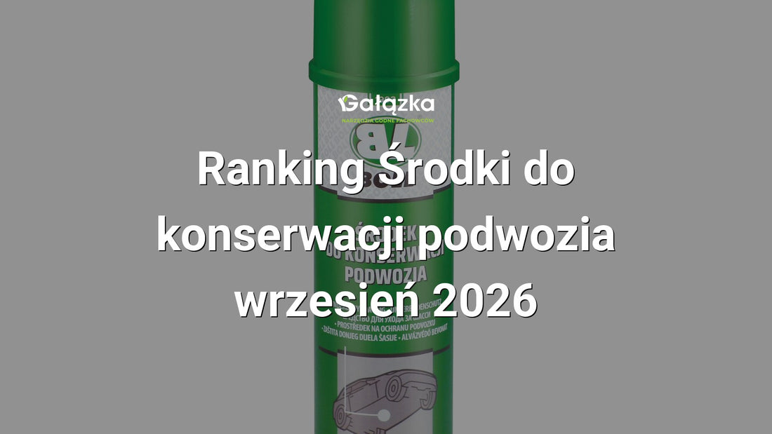 Ranking Środki do konserwacji podwozia - wrzesień 2026 w Gałązka24.pl. Zdjęcie produktu: Środek do konserwacji podwozia spray 500mL | 001008