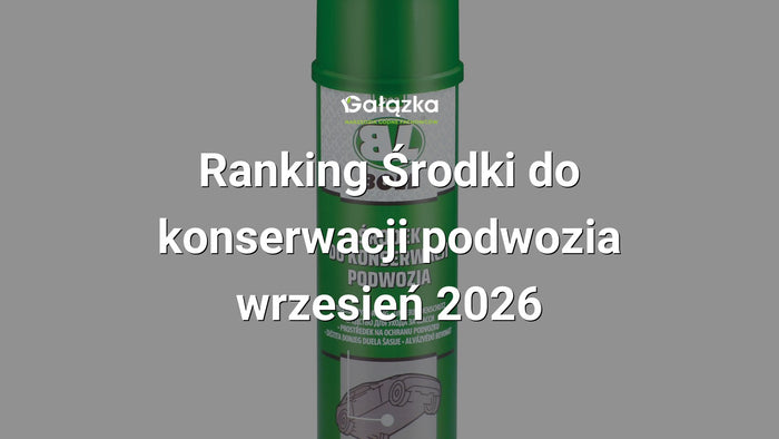 Ranking Środki do konserwacji podwozia - wrzesień 2026 w Gałązka24.pl. Zdjęcie produktu: Środek do konserwacji podwozia spray 500mL | 001008