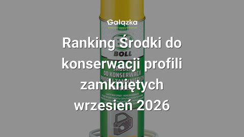Ranking Środki do konserwacji profili zamkniętych - wrzesień 2026 w Gałązka24.pl. Zdjęcie produktu: Środek do konserwacji profili zamkniętych karoserii 500ml. BURSZTYN | 001010