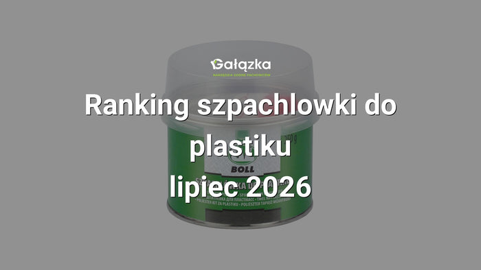 Ranking szpachlowki do plastiku - lipiec 2026 w Gałązka24.pl. Zdjęcie produktu: Szpachlówka do plastiku 250g. | 002019