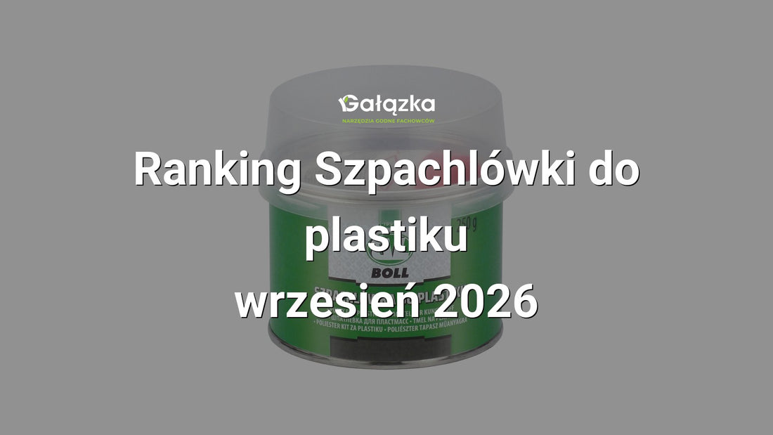Ranking Szpachlówki do plastiku - wrzesień 2026 w Gałązka24.pl. Zdjęcie produktu: Szpachlówka do plastiku 250g. | 002019