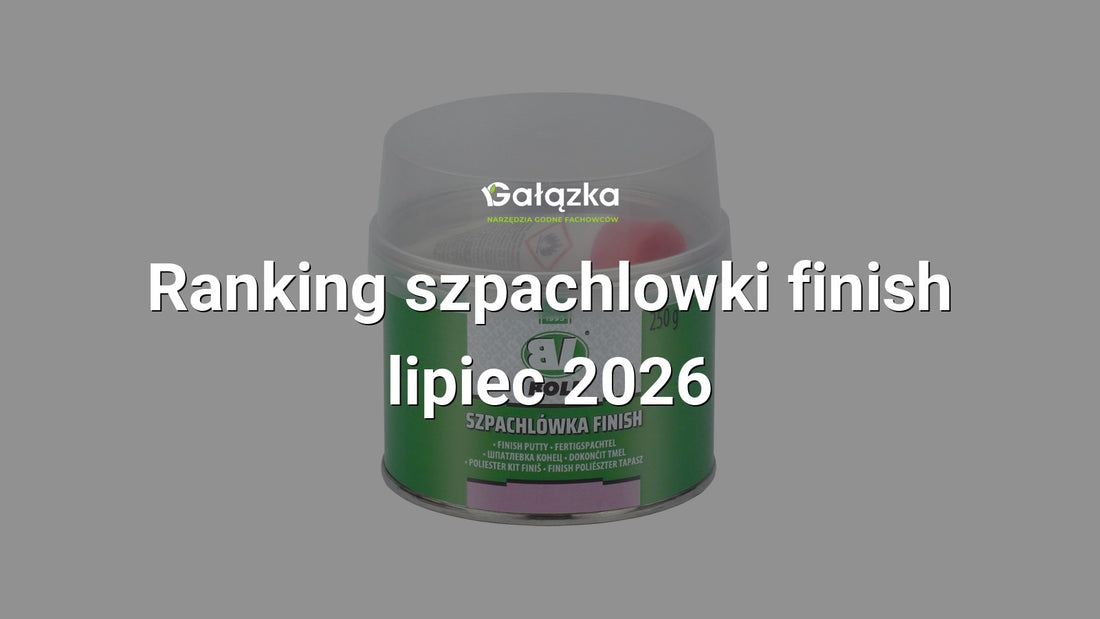 Ranking szpachlowki finish - lipiec 2026 w Gałązka24.pl. Zdjęcie produktu: Szpachlówka FINISH 250g | 002010