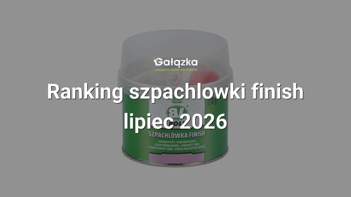 Ranking szpachlowki finish - lipiec 2026 w Gałązka24.pl. Zdjęcie produktu: Szpachlówka FINISH 250g | 002010