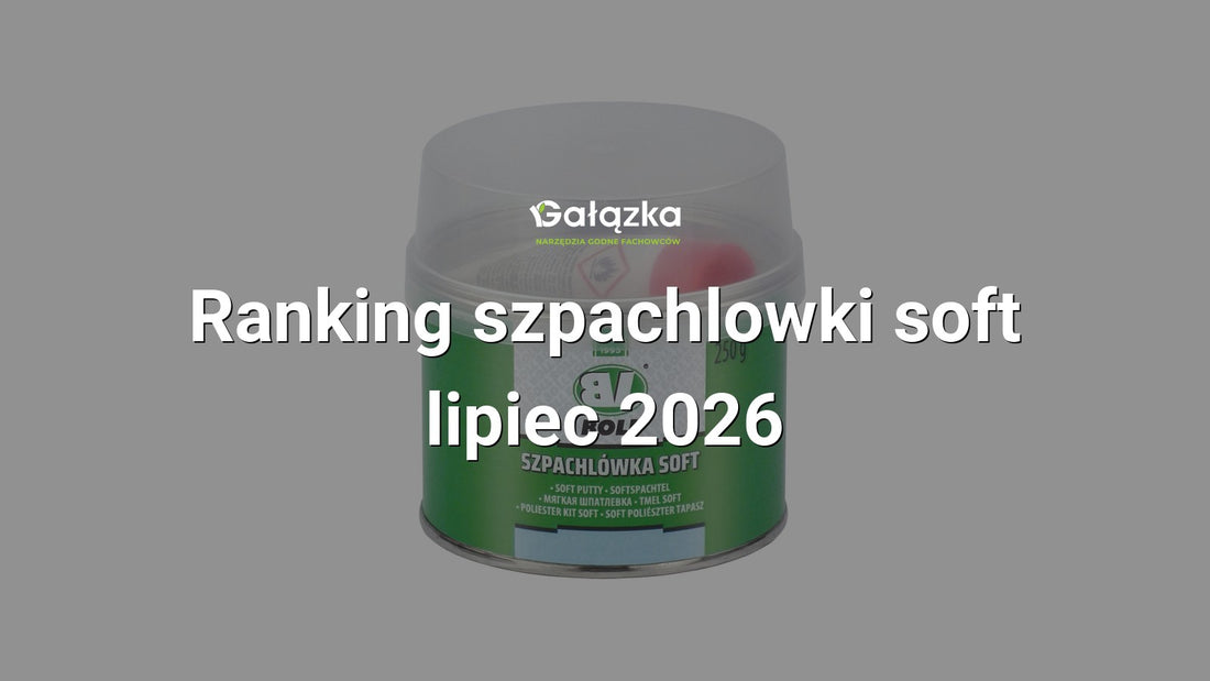 Ranking szpachlowki soft - lipiec 2026 w Gałązka24.pl. Zdjęcie produktu: Szpachlówka soft 250g. | 002013