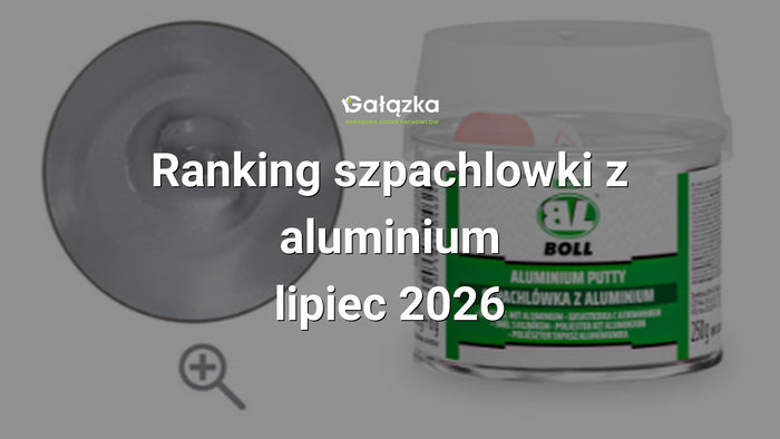Ranking szpachlowki z aluminium - lipiec 2026 w Gałązka24.pl. Zdjęcie produktu: Szpachlówka z ALUMINIUM 1 kg trwała i odporna, idealna do napraw metalowych powierzchni | 0020171