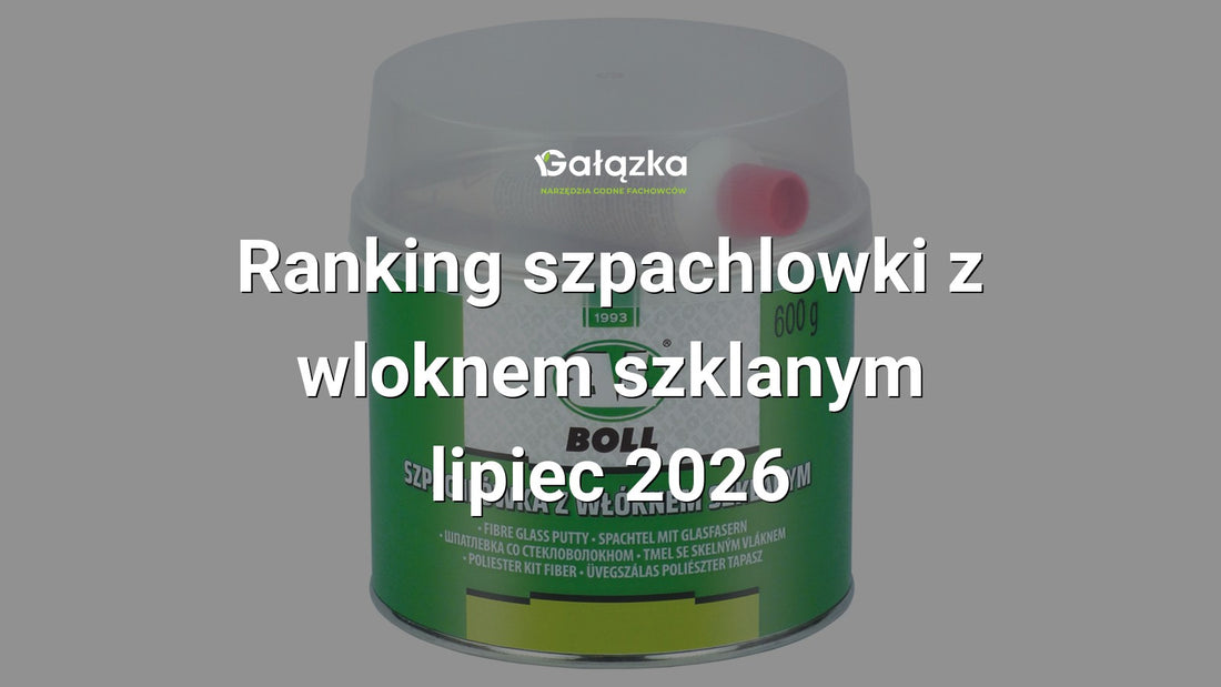 Ranking szpachlowki z wloknem szklanym - lipiec 2026 w Gałązka24.pl. Zdjęcie produktu: Szpachlówka z WŁÓKNEM SZKLANYM 600g | 0020081