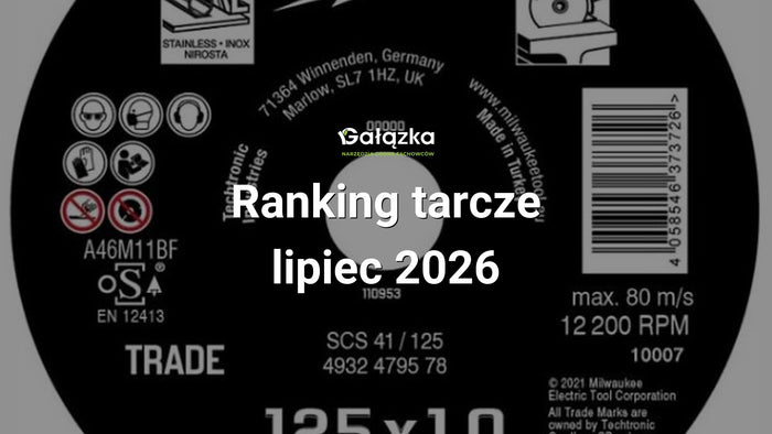 Ranking tarcze - lipiec 2026 w Gałązka24.pl. Zdjęcie produktu: Tarcza do metalu/inox 125x1,0 | 4932479578