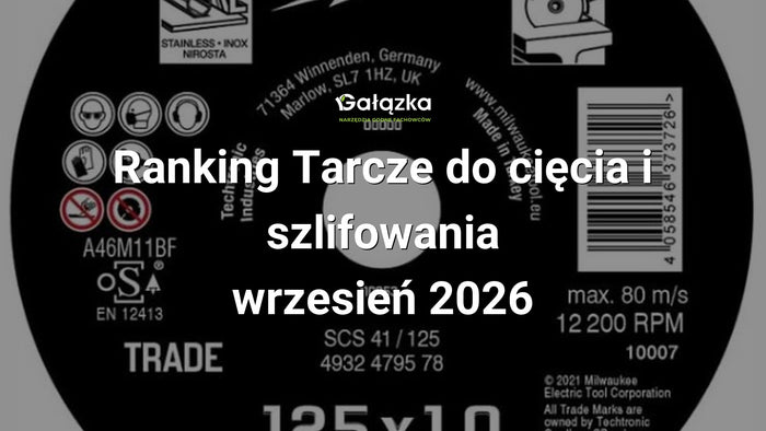 Ranking Tarcze do cięcia i szlifowania - wrzesień 2026 w Gałązka24.pl. Zdjęcie produktu: Tarcza do metalu/inox 125x1,0 | 4932479578