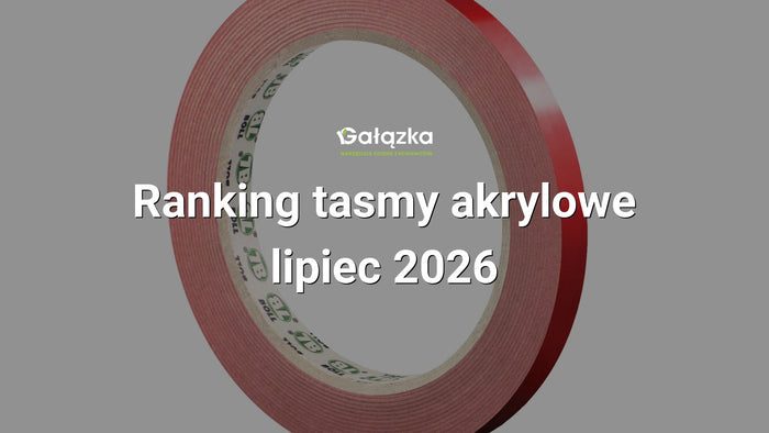 Ranking tasmy akrylowe - lipiec 2026 w Gałązka24.pl. Zdjęcie produktu: Taśma akrylowa dwustronna 9mm x5m | 0040077