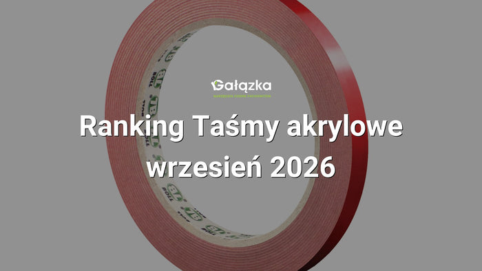 Ranking Taśmy akrylowe - wrzesień 2026 w Gałązka24.pl. Zdjęcie produktu: Taśma akrylowa dwustronna 9mm x5m | 0040077