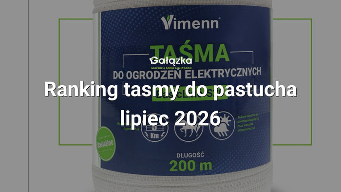 Ranking tasmy do pastucha - lipiec 2026 w Gałązka24.pl. Zdjęcie produktu: Taśma ogrodzeniowa plecionka DO pastucha DLA KONI biała S20 200m | V30009(Kopia)