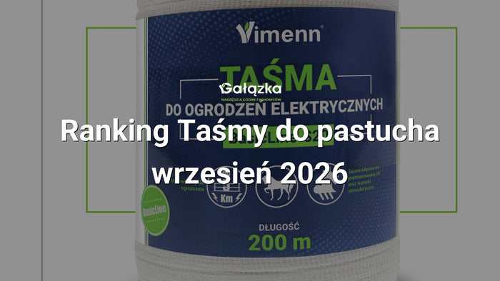Ranking Taśmy do pastucha - wrzesień 2026 w Gałązka24.pl. Zdjęcie produktu: Taśma ogrodzeniowa plecionka DO pastucha DLA KONI biała S20 200m | V30009(Kopia)