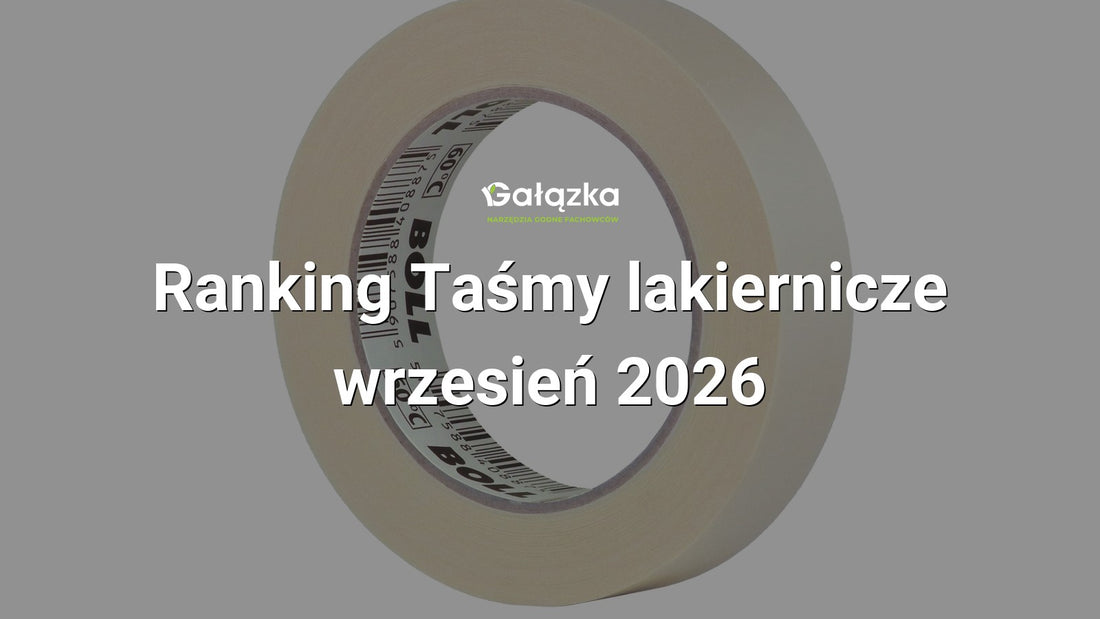 Ranking Taśmy lakiernicze - wrzesień 2026 w Gałązka24.pl. Zdjęcie produktu: Taśma lakiernicza 25mmx50m do 60°C | 0040052