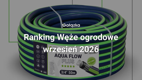 Ranking Węże ogrodowe - wrzesień 2026 w Gałązka24.pl. Zdjęcie produktu: Wąż ogrodowy AQUA FLOW PLUS 3/4"-50m | V50003