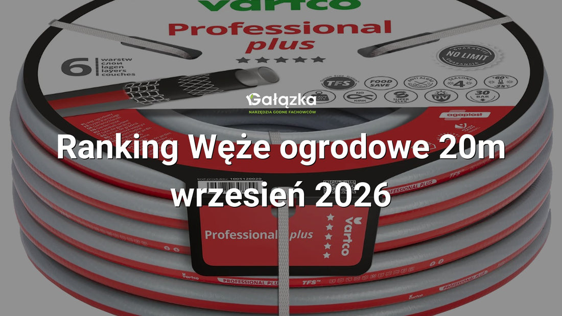 Ranking Węże ogrodowe 20m - wrzesień 2026 w Gałązka24.pl. Zdjęcie produktu: Wąż ogrodowy PROFESSIONAL PLUS 1" 20m | 1005100020