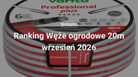 Ranking Węże ogrodowe 20m - wrzesień 2026 w Gałązka24.pl. Zdjęcie produktu: Wąż ogrodowy PROFESSIONAL PLUS 1" 20m | 1005100020