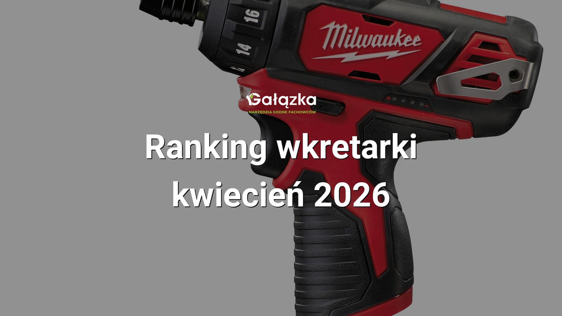 Ranking wkretarki - kwiecień 2026 w Gałązka24.pl. Zdjęcie produktu: M12BD-0 subkompaktowa wkrętarka 12v bez akumulatora | 4933441910