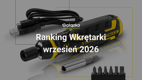 Ranking Wkrętarki - wrzesień 2026 w Gałązka24.pl. Zdjęcie produktu: Wkrętak akumulatorowy 4V z ładowarką i zestawem bitów – wygodne narzędzie do montażu | FMHT66719-0