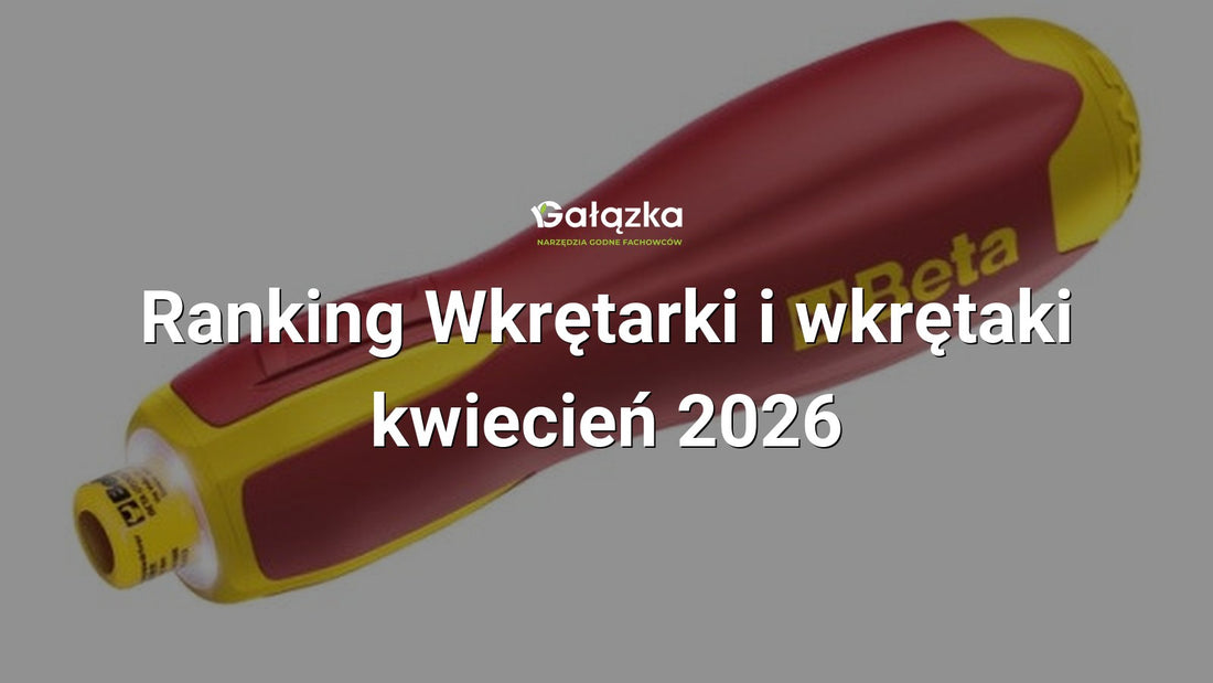 Ranking Wkrętarki i wkrętaki - kwiecień 2026 w Gałązka24.pl. Zdjęcie produktu: Zestaw wkrętak akumulatorowy + 6 końcówek wkrętakowych izolowane | 1211E/GE