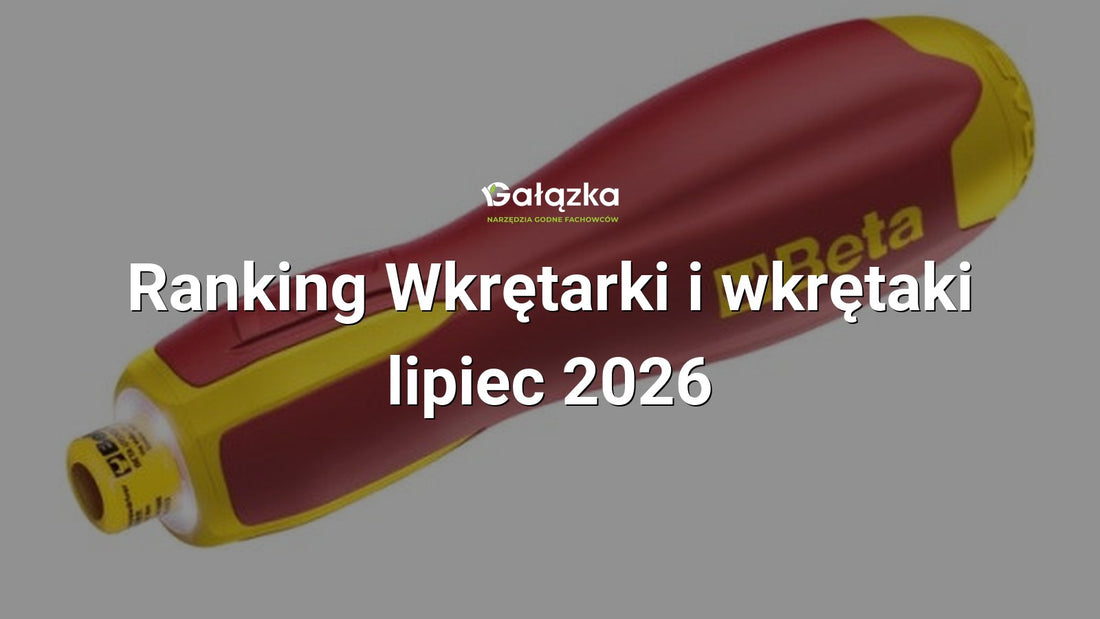 Ranking Wkrętarki i wkrętaki - lipiec 2026 w Gałązka24.pl. Zdjęcie produktu: Zestaw wkrętak akumulatorowy + 6 końcówek wkrętakowych izolowane | 1211E/GE