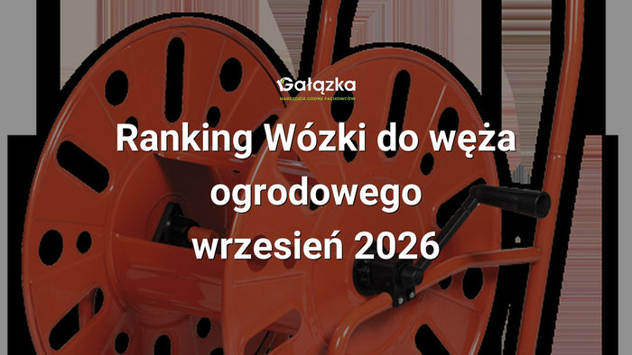 Ranking Wózki do węża ogrodowego - wrzesień 2026 w Gałązka24.pl. Zdjęcie produktu: Wózek na wąż 3/4'' 90m PROFESSIONAL | AG317
