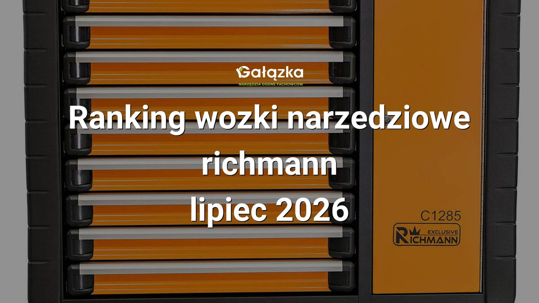 Ranking wozki narzedziowe richmann - lipiec 2026 w Gałązka24.pl. Zdjęcie produktu: Wózek warsztatowy szafka narzędziowa 10 szuflad + zamykane drzwiczki | C1285