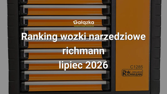 Ranking wozki narzedziowe richmann - lipiec 2026 w Gałązka24.pl. Zdjęcie produktu: Wózek warsztatowy szafka narzędziowa 10 szuflad + zamykane drzwiczki | C1285