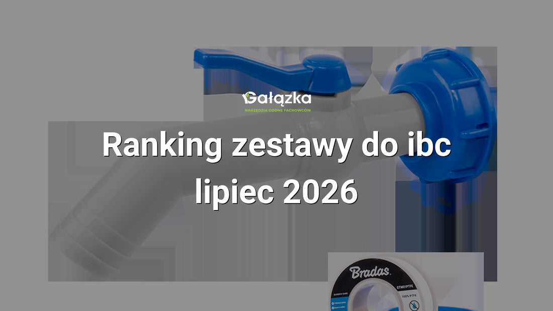 Ranking zestawy do ibc - lipiec 2026 w Gałązka24.pl. Zdjęcie produktu: Zestaw - Kran PP 45° z przyłączem IBCS60x6 na wąż 32mm z taśmą PTFE | IBCS60-GTM451025