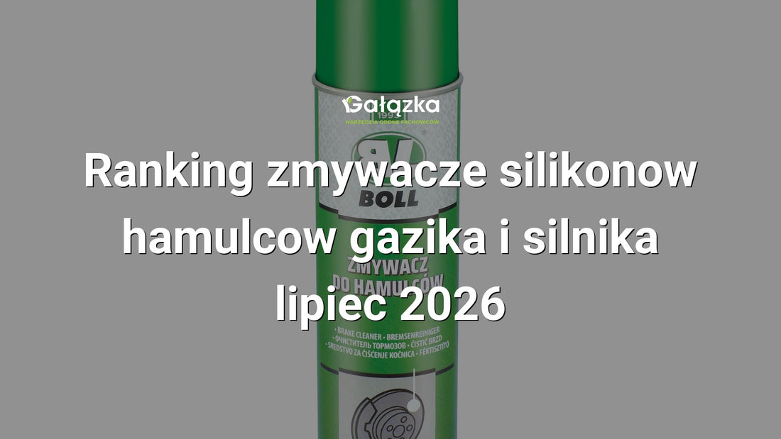 Ranking zmywacze silikonow hamulcow gazika i silnika - lipiec 2026 w Gałązka24.pl. Zdjęcie produktu: Zmywacz do hamulców spray 500ml | 0010441