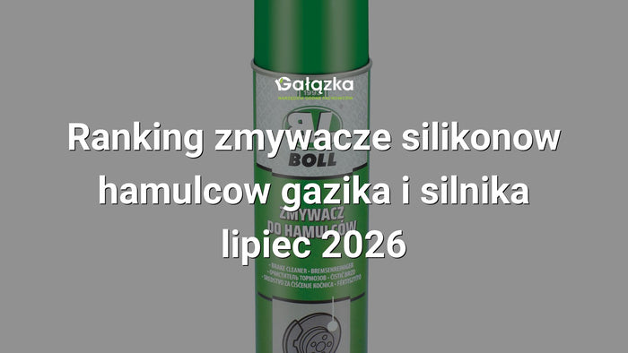 Ranking zmywacze silikonow hamulcow gazika i silnika - lipiec 2026 w Gałązka24.pl. Zdjęcie produktu: Zmywacz do hamulców spray 500ml | 0010441