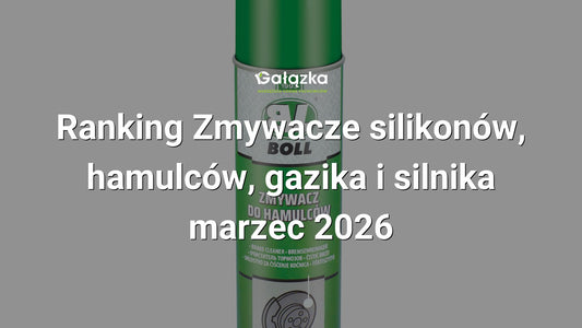 Ranking Zmywacze silikonów, hamulców, gazika i silnika - marzec 2026 w Gałązka24.pl. Zdjęcie produktu: Zmywacz do hamulców spray 500ml | 0010441