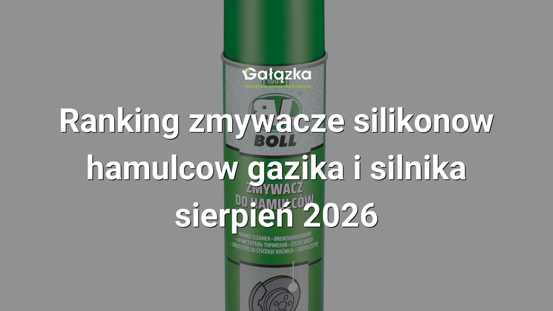 Ranking zmywacze silikonow hamulcow gazika i silnika - sierpień 2026 w Gałązka24.pl. Zdjęcie produktu: Zmywacz do hamulców spray 500ml | 0010441