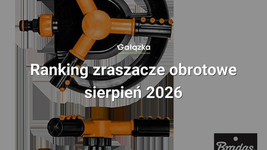 Ranking zraszacze obrotowe - sierpień 2026 w Gałązka24.pl. Zdjęcie produktu: BLACK LINE Zraszacz obrotowy 3-ramienny regulowany | ECO-1030