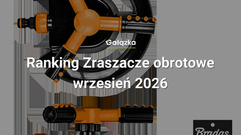 Ranking Zraszacze obrotowe - wrzesień 2026 w Gałązka24.pl. Zdjęcie produktu: BLACK LINE Zraszacz obrotowy 3-ramienny regulowany | ECO-1030
