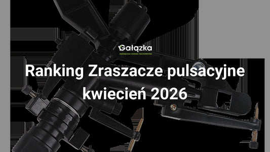 Ranking Zraszacze pulsacyjne - kwiecień 2026 w Gałązka24.pl. Zdjęcie produktu: BLACK LINE 2-drożny zraszacz pulsacyjny AQUA JET | AJ-TS6015