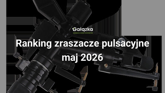 Ranking zraszacze pulsacyjne - maj 2026 w Gałązka24.pl. Zdjęcie produktu: BLACK LINE 2-drożny zraszacz pulsacyjny AQUA JET | AJ-TS6015