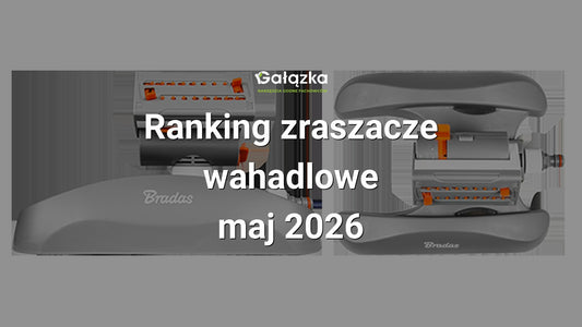 Ranking zraszacze wahadlowe - maj 2026 w Gałązka24.pl. Zdjęcie produktu: WHITE LINE Regulowany zraszacz oscylacyjny, 16 dysz | WL-Z17