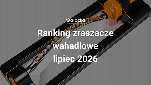 Ranking zraszacze wahadlowe - lipiec 2026 w Gałązka24.pl. Zdjęcie produktu: BLACK LINE Kompaktowy zraszacz wahadłowy - aluminiowe ramię | ECO-2814