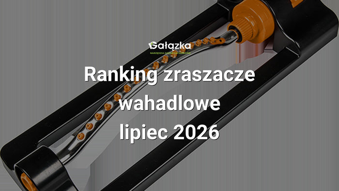Ranking zraszacze wahadlowe - lipiec 2026 w Gałązka24.pl. Zdjęcie produktu: BLACK LINE Kompaktowy zraszacz wahadłowy - aluminiowe ramię | ECO-2814