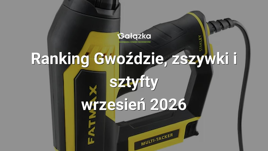 Ranking Gwoździe, zszywki i sztyfty - wrzesień 2026 w Gałązka24.pl. Zdjęcie produktu: Elektryczny zszywacz Stanley FM do szybkiego i wygodnego zszywania materiałów | FMHT6-75934