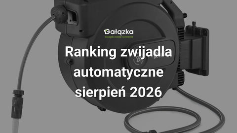 Ranking zwijadla automatyczne - sierpień 2026 w Gałązka24.pl. Zdjęcie produktu: Automatyczny bęben ogrodowy WHITE LINE z wężem 1/2" 50 m i akcesoriami | WL-W7B50