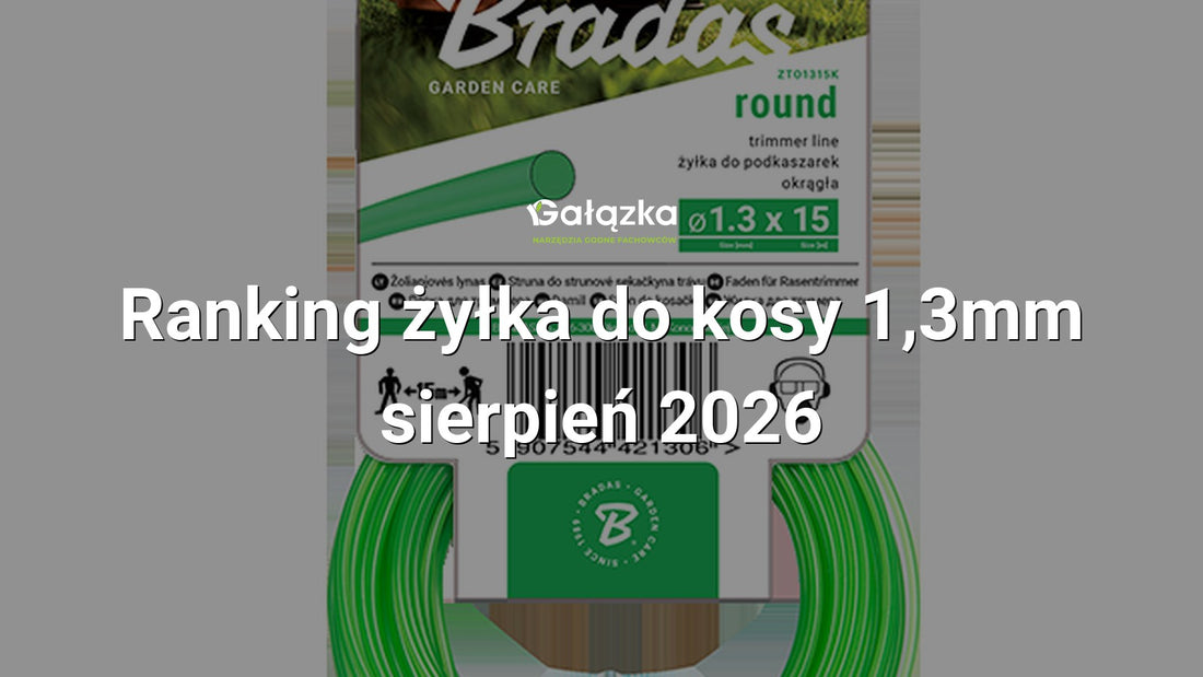 Ranking żyłka do kosy 1,3mm - sierpień 2026 w Gałązka24.pl. Zdjęcie produktu: Żyłka TRIMMER, okrągła 1,3mm x 15m | ZTO1315K