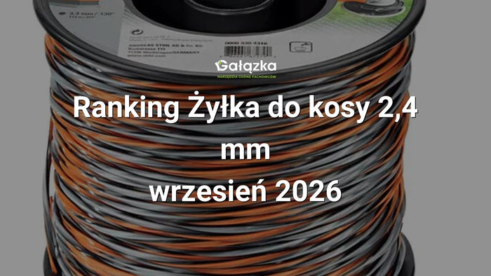 Ranking Żyłka do kosy 2,4 mm - wrzesień 2026 w Gałązka24.pl. Zdjęcie produktu: Żyłka Carbon CF3 Pro 2,4 mm x 212 m 3K do podkaszarek zapewniająca trwałe cięcie i wydajną pracę na dużych powierzchniach | 0000-930-4313