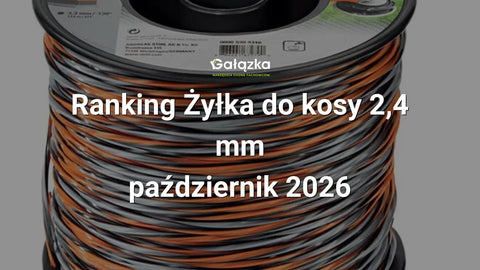 Ranking Żyłka do kosy 2,4 mm - październik 2026 w Gałązka24.pl. Zdjęcie produktu: Żyłka Carbon CF3 Pro 2,4 mm x 212 m 3K do podkaszarek zapewniająca trwałe cięcie i wydajną pracę na dużych powierzchniach | 0000-930-4313