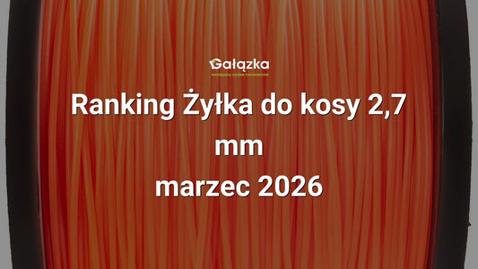 Ranking Żyłka do kosy 2,7 mm - marzec 2026 w Gałązka24.pl. Zdjęcie produktu: Żyłka do kos. okrągła szpula 2,7mm 216m | C3636