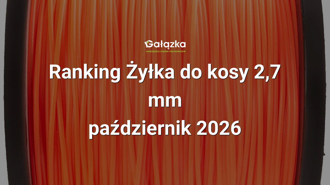 Ranking Żyłka do kosy 2,7 mm - październik 2026 w Gałązka24.pl. Zdjęcie produktu: Żyłka do kos. okrągła szpula 2,7mm 216m | C3636