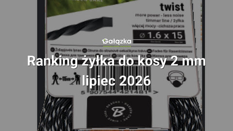 Ranking żyłka do kosy 2 mm - lipiec 2026 w Gałązka24.pl. Zdjęcie produktu: Żyłka TWIST 2,0mm x 15m | ZTS2015K